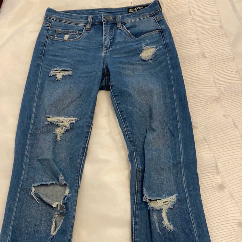 BlankNYC Mid Rise skinny jeans